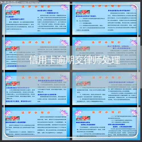 信用卡逾期交律师处理/2023112604947