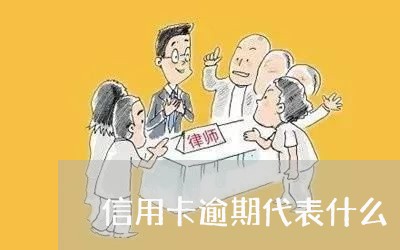 信用卡逾期代表什么/2023111986826