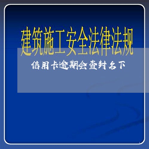 信用卡逾期会查封名下/2023112516157