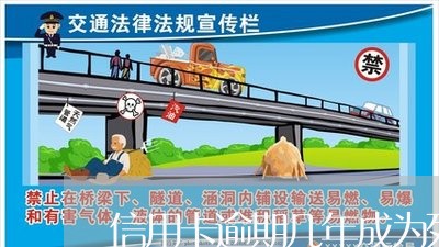 信用卡逾期几年成为死账/2023100892613