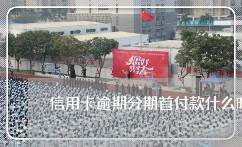 信用卡逾期分期首付款什么时候给/2023081226148