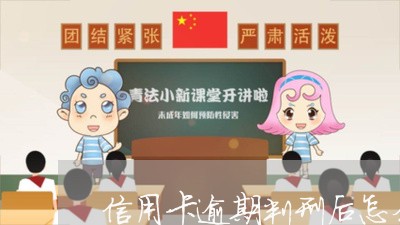 信用卡逾期判刑后怎么还/2023070972493