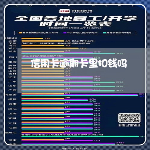 信用卡逾期卡里扣钱吗/2023112643813