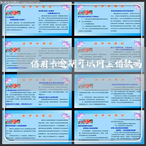 信用卡逾期可以网上借款吗/2023121818169