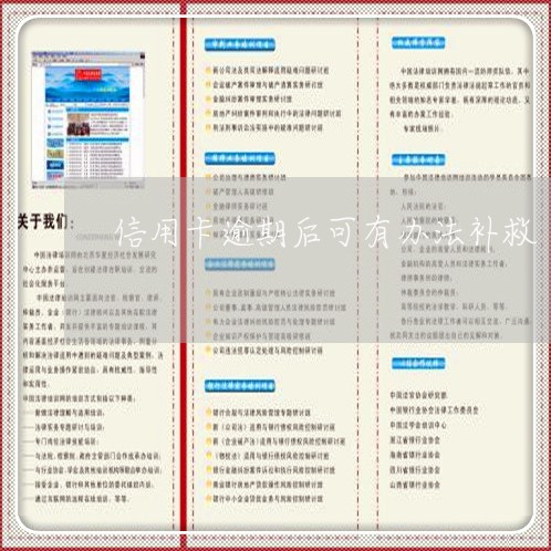 信用卡逾期后可有办法补救/2023100602695