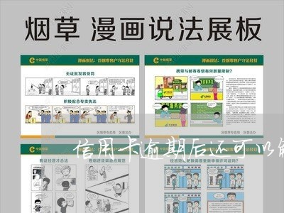 信用卡逾期后还可以解冻吗/2023050217047