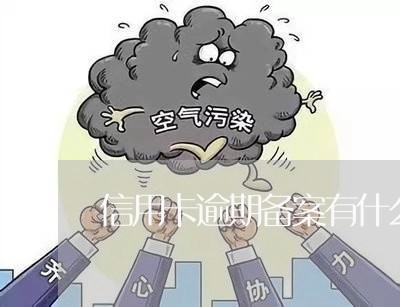 信用卡逾期备案有什么用/2023060112927