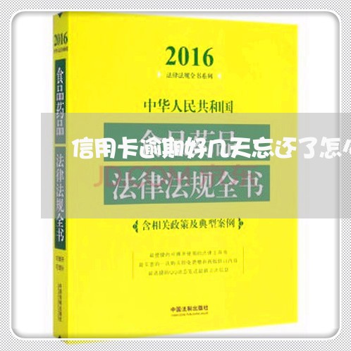 信用卡逾期好几天忘还了怎么办/2023072221503