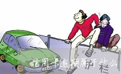 信用卡逾期属于什么/2023071362707