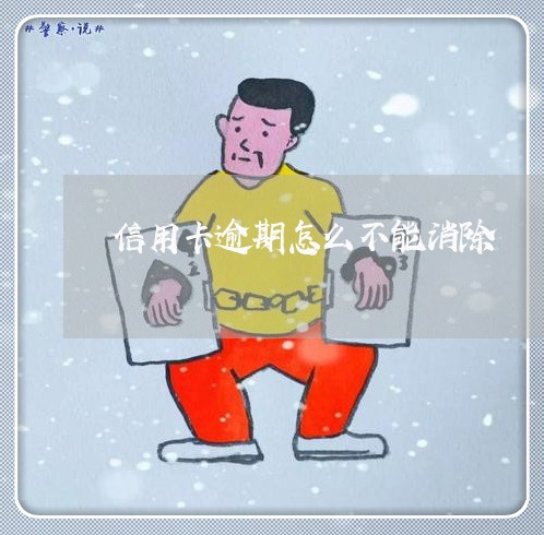 信用卡逾期怎么不能消除/2023112873605