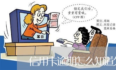 信用卡逾期怎么知道欠多少/2023050310362