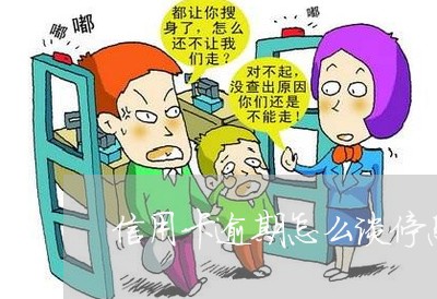 信用卡逾期怎么谈停息挂账/2023050350502