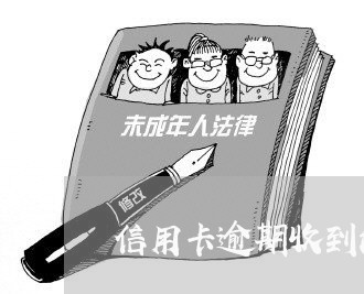 信用卡逾期收到法院判定书/2023121707057