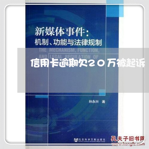 信用卡逾期欠20万被起诉/2023050110725