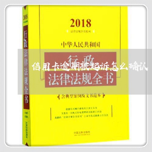 信用卡逾期被起诉怎么确认/2023111681715