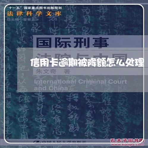 信用卡逾期被降额怎么处理/2023121574828