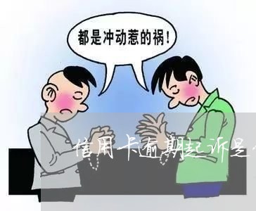 信用卡逾期起诉是什么过程/2023070829272