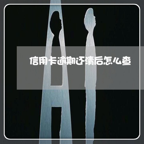 信用卡逾期还清后怎么查/2023051130483