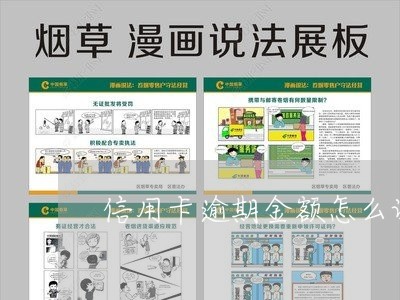 信用卡逾期金额怎么认定/2023051073826