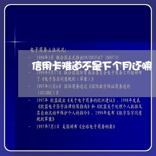 信用卡难道不是下个月还嘛/2023081449402