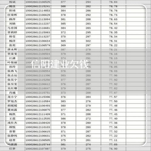 信阳建业欠钱/2023100605946