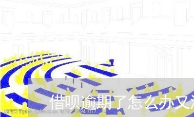 借呗逾期了怎么办又没钱还/2023080117158