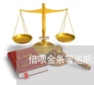 借呗金条等逾期怎么还/2023073010591