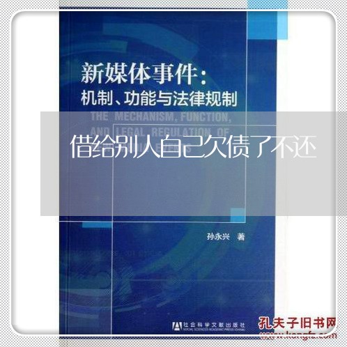 借给别人自己欠债了不还/2023111757267