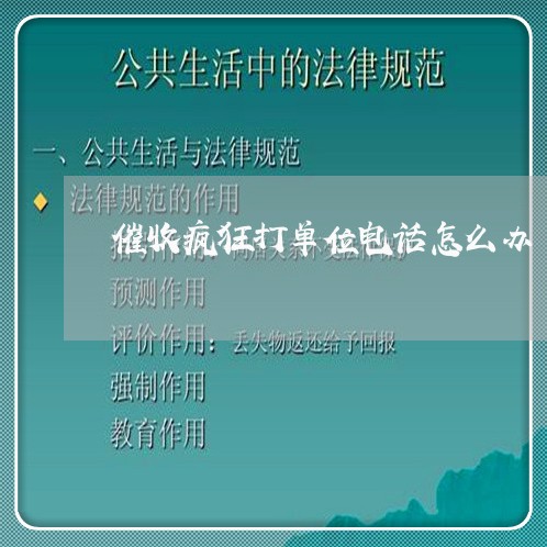 催收疯狂打单位电话怎么办/2023040128153