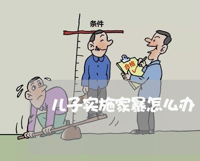 儿子实施家暴怎么办/2023110861472