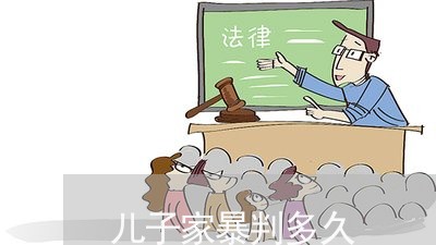 儿子家暴判多久/2023121897078