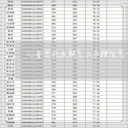 儿童借钱逾期怎么办理信用卡/2023072305038