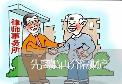 先离婚再分隔财产/2023100152584