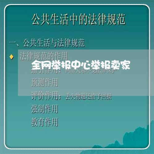 全网举报中心举报卖家/2023033118459