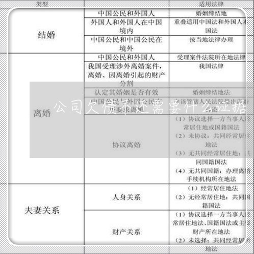 公司欠债不还需要什么证据/2023120858593