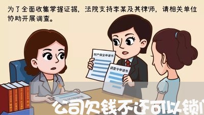 公司欠钱不还可以锁门吗/2023092015946