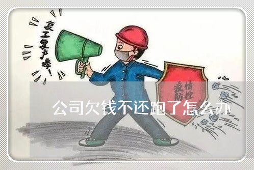 公司欠钱不还跑了怎么办/2023112795805