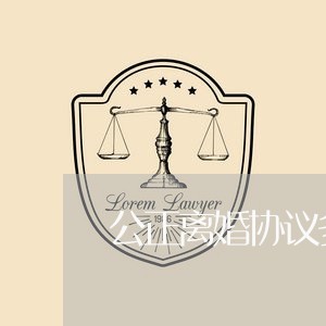 公正离婚协议多少钱/2023110416362