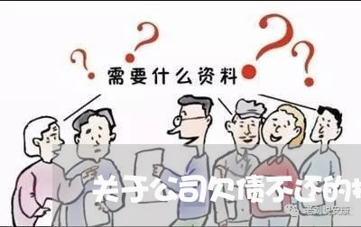 关于公司欠债不还的报道/2023111787250