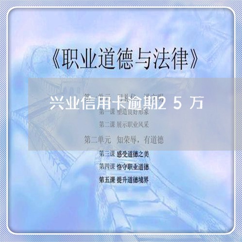 兴业信用卡逾期25万/2023062006048