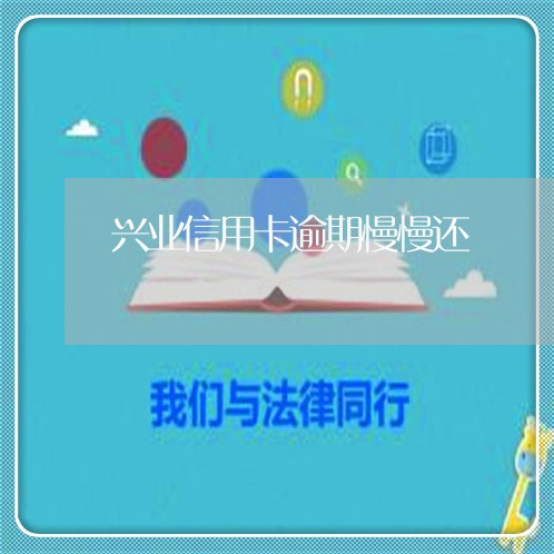 兴业信用卡逾期慢慢还/2023062059382