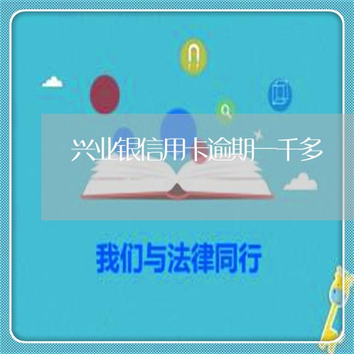 兴业银信用卡逾期一千多/2023100860514