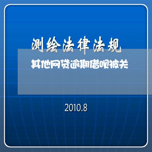 其他网贷逾期借呗被关/2023110662835