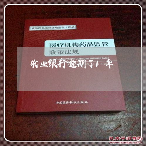 农业银行逾期了1年/2023061033604