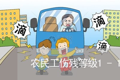 农民工伤残等级1-10赔偿标准/2023031712927