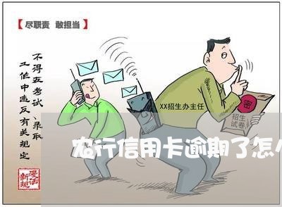 农行信用卡逾期了怎么协商/2023050331494