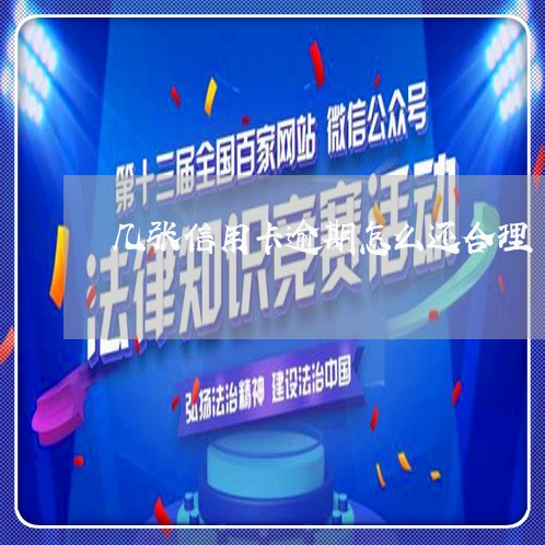 几张信用卡逾期怎么还合理/2023071016935