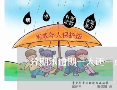 分期乐逾期一天还一点/2023080129361