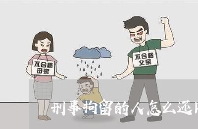 刑事拘留的人怎么还网贷/2023111526269