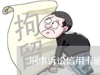 刑事诉讼信用卡逾期/2023061040504